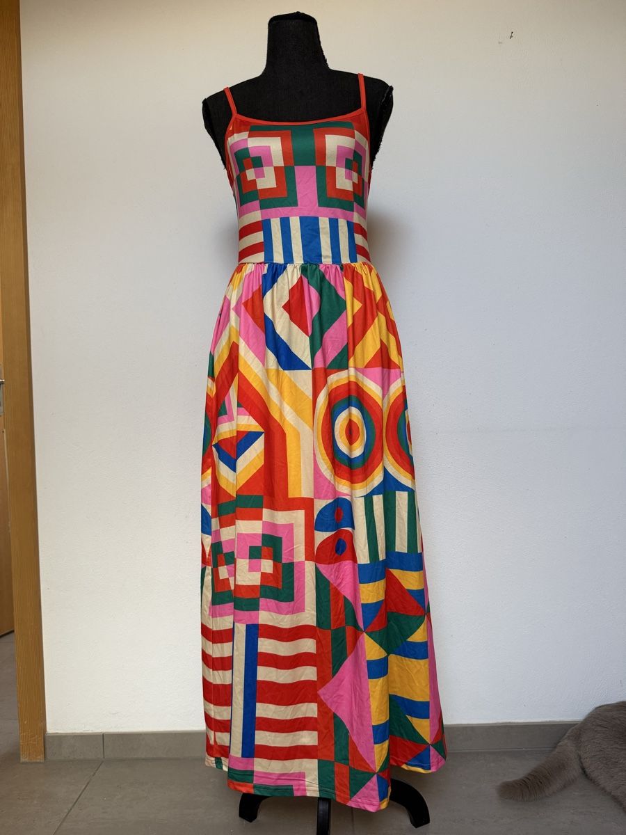 Vestiti: Buntes Maxikleid – Nuovo (secondo la descrizione) da Sigriswil venduto da ck56