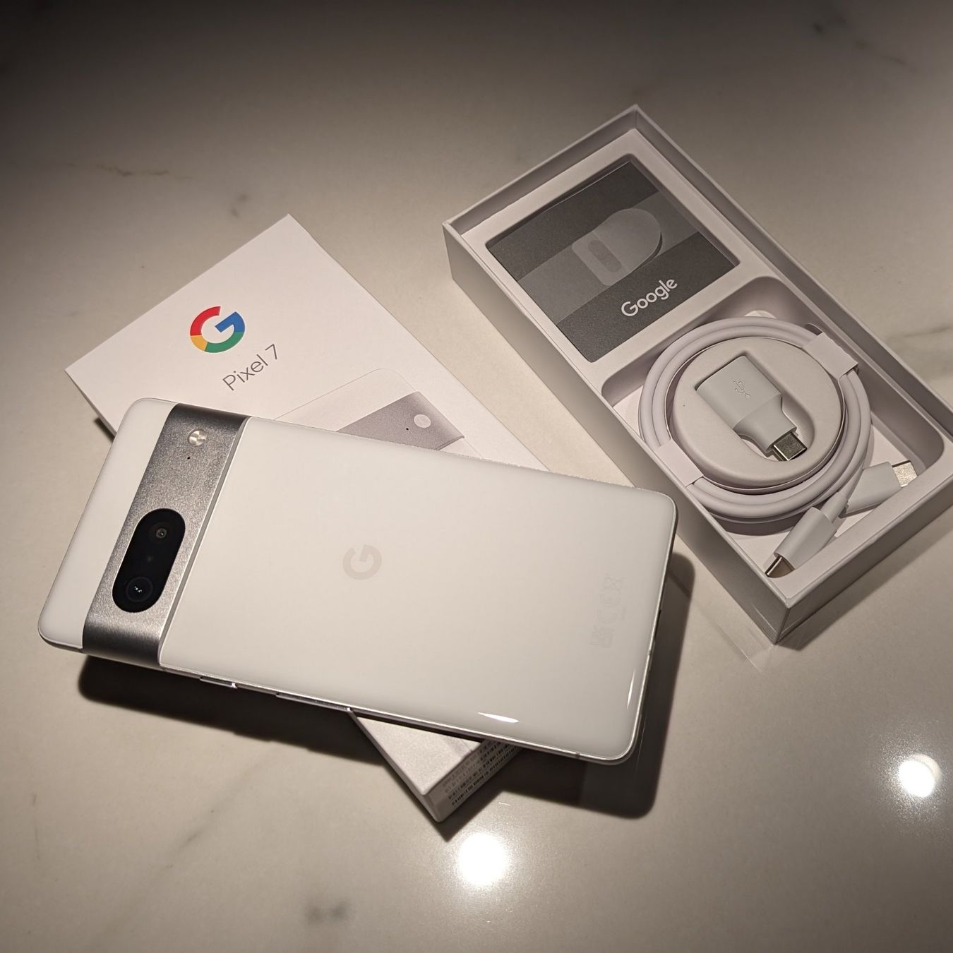Google Handys / Smartphones: Google Pixel 7 Snow white 128GB – Gebraucht aus Aadorf von