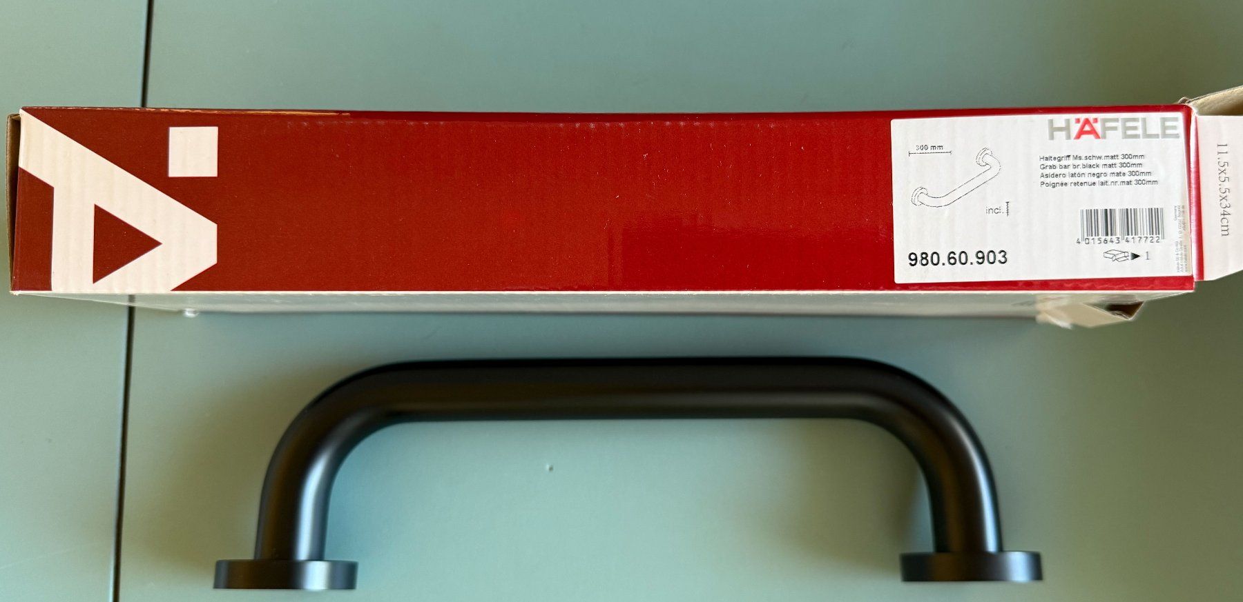Wandhalterungen: Haltegriff - HÄFELE - NEU schwarz matt – Neu und originalverpackt aus Untervaz von Tampomas 2