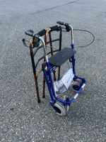 Gehhilfe Rollator und Stehhilfe neuwertig