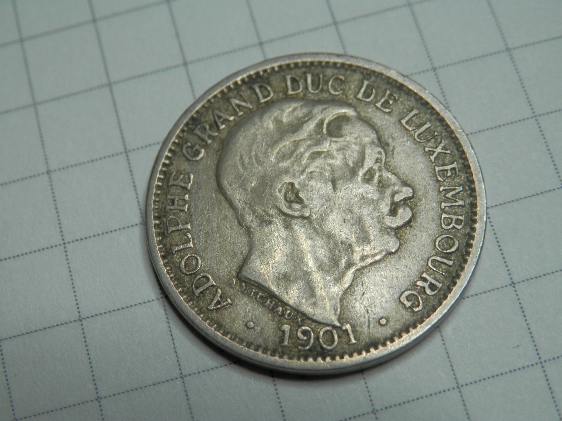 Tutti le monete: Luxemburg  10 Centimes, 1901 – Usato da Weiach venduto da weiach81