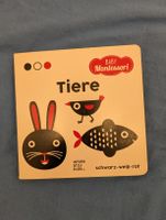 Schwarz-weiss-rot Montessori Buch