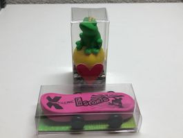 Radiergummi Frosch / Skateboard