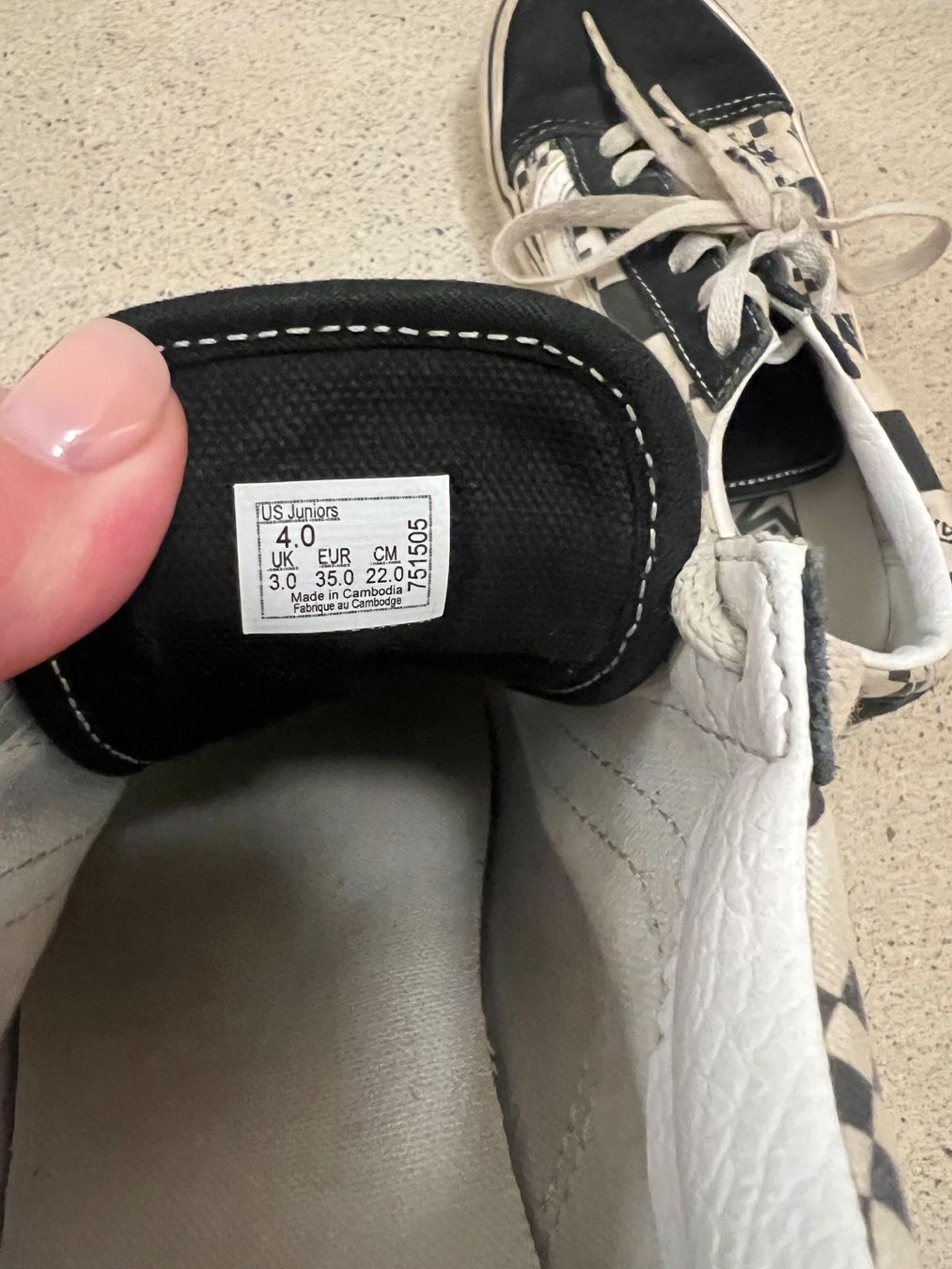 Vans Scarpe per ragazzi: Vans Sneakers Low Gr 35 – Usato da Ebmatingen venduto da dartim 3