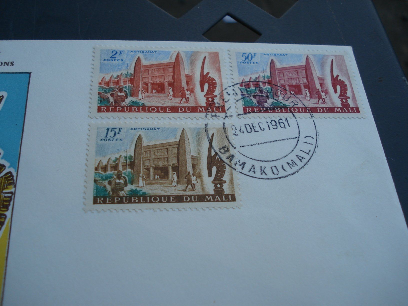 Alle Briefmarken: 4 schöne FDC Mali, 1963 – Gebraucht aus Niederwil AG von morostahu 1