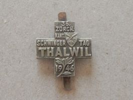 Abzeichen Kantonal Schwingfest Schwingen Thalwil ZH 1946
