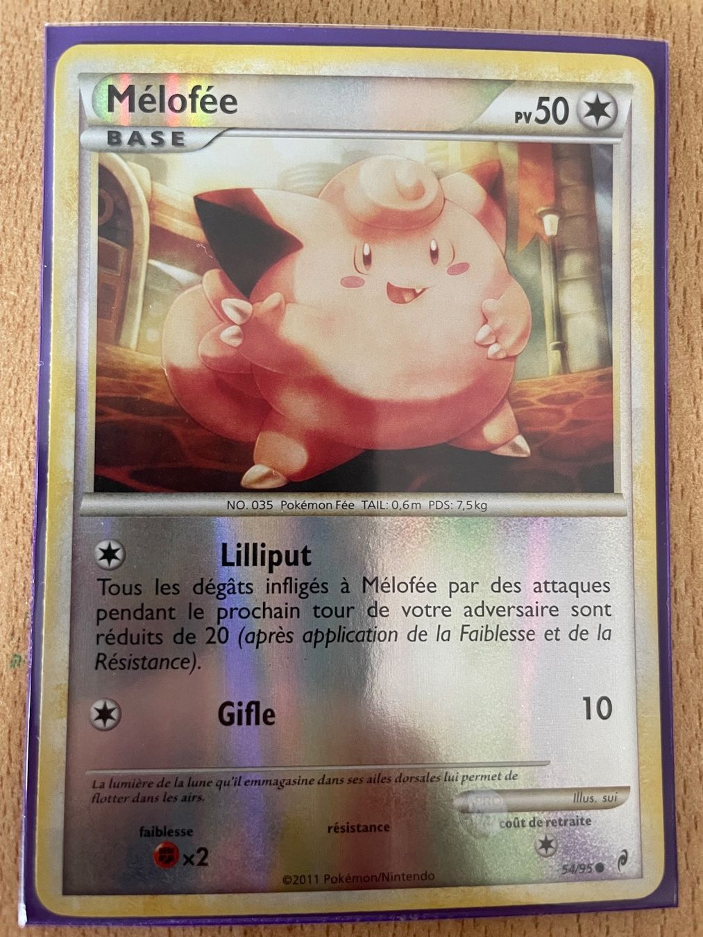 Cartoline: Pokémon Mélofée REVERSE APPEL DES LÉGENDES 2011 FR – Usato da Oron-la-Ville venduto da W.XIX