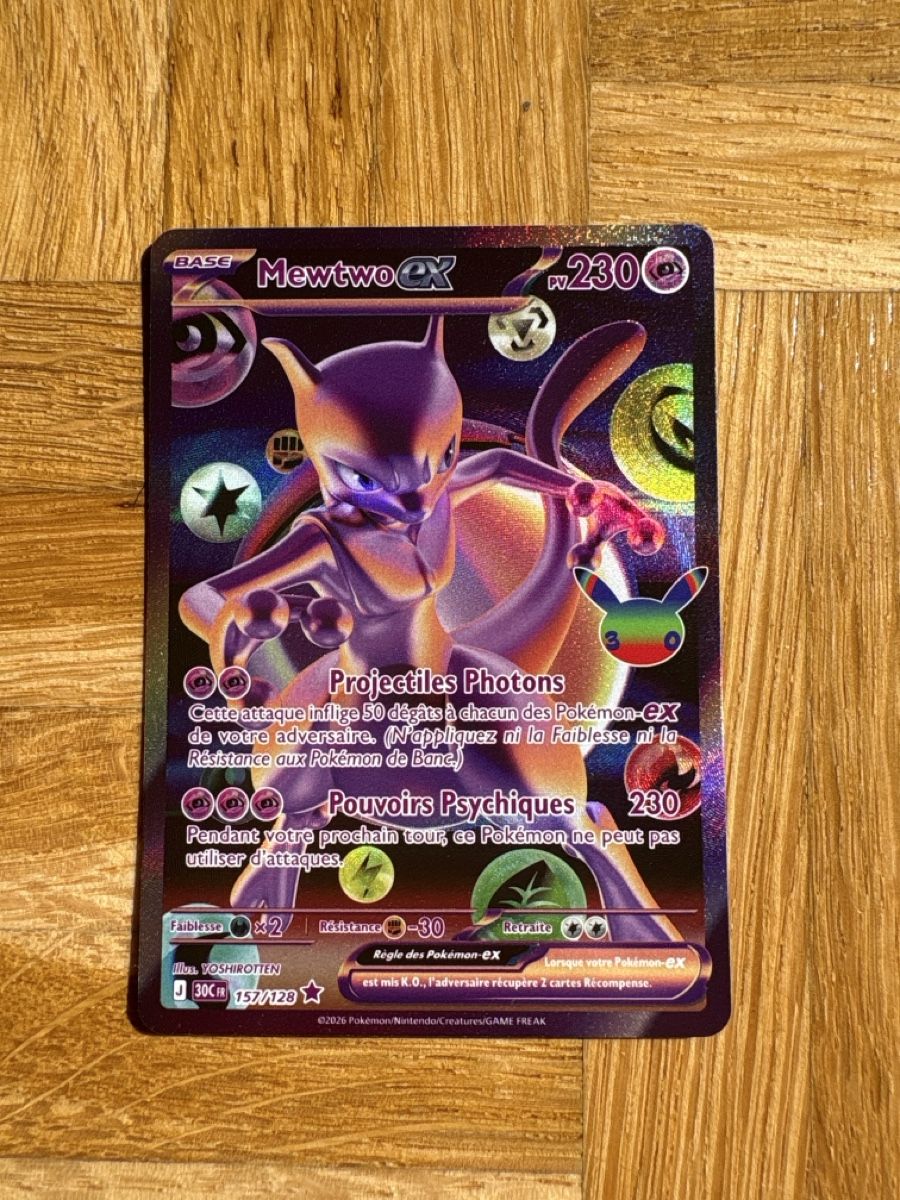 Pokémon Cartes à collectionner: Mewtwo ex 30th fr  – Neuf (Voir description) à Hauterive NE par bur_8xqg