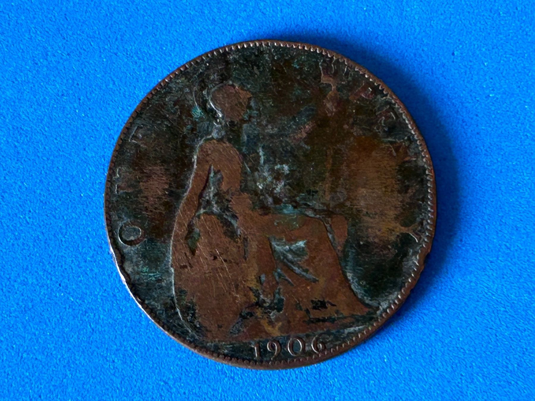 Tutti le monete: UK - 1 Penny - Edward VII 1906 – Usato da Corcelles NE venduto da AJKader 4