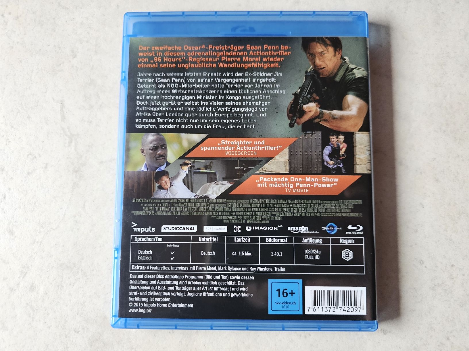 Tutti i DVDs: The Gunman  /  Bluray – Usato da Schneisingen venduto da backstore24 1