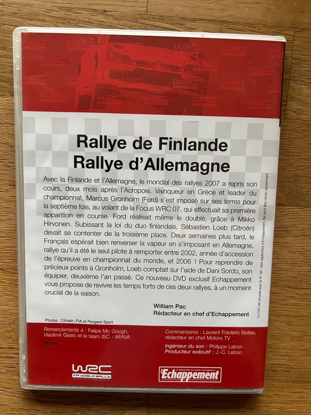 Alle DVDs: LES RALLYES EN IMAGES 2007 – Gebraucht aus St-Cierges von Crisi53 1