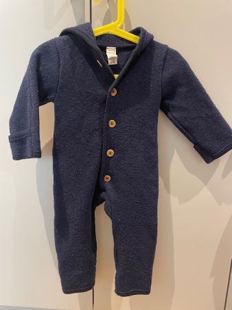Wollwalk Overall - Hessnatur - marine - 74/80