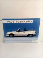 Brochure Catalogue Opel Kadett 1985 GSi Cabrio (Allemagne) (