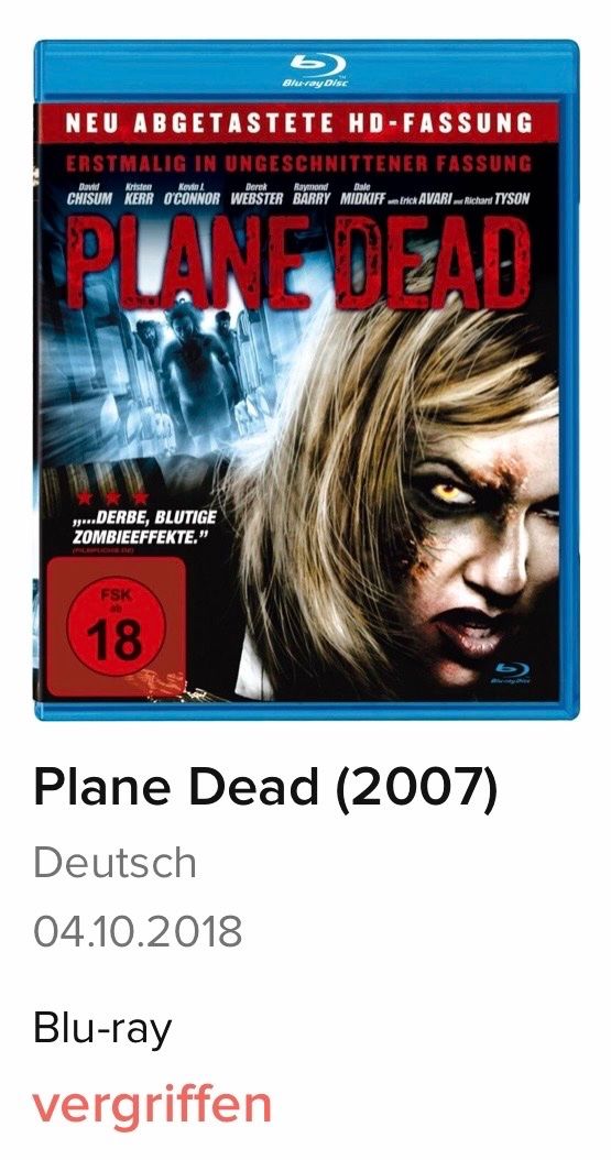 Alle DVDs: Plane Dead: Zombies on a Plane – Gebraucht aus Bern von RageMM87 4