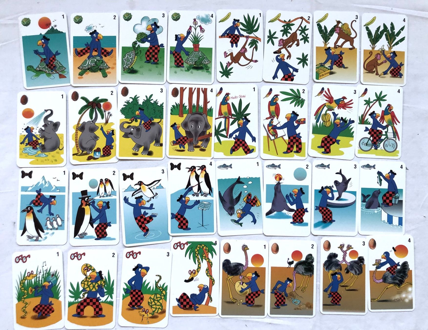 Giochi: Globi - Quartett - GLOBI'S ZOO – Usato da Schaffhausen venduto da durruti 1