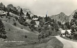 Les Châbles   VD  sur Gryon      en 1961