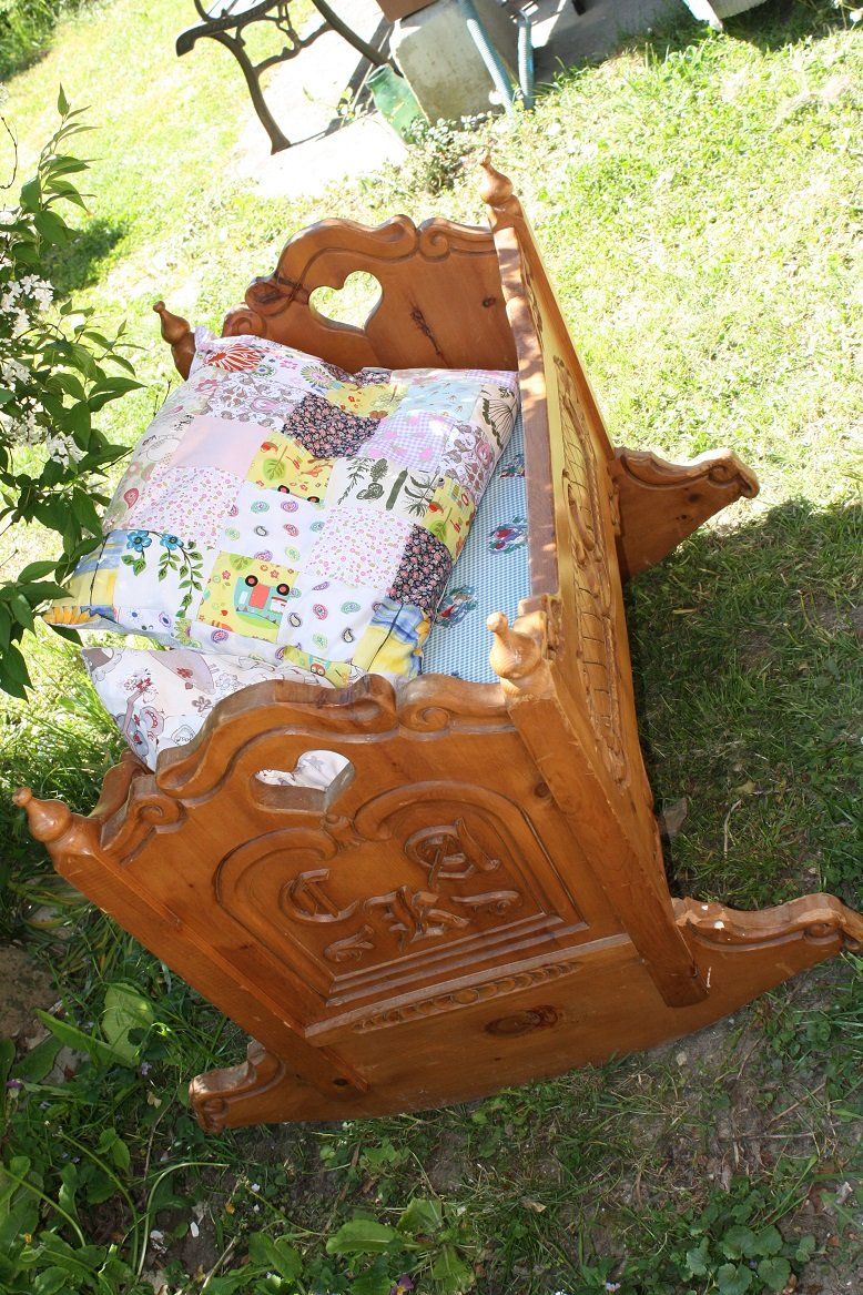 Letti: Kinderwiege  gross massiv 91x46xh62cm – Usato da zuchwil venduto da parson65 2