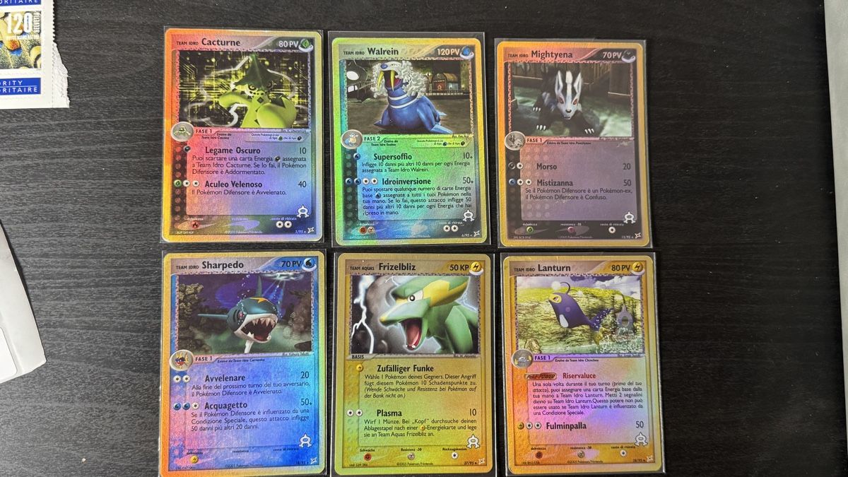 Pokémon Sammelbilder & Trading cards: Bundle 6 ex Holo reverse cards Team Aqua & magma  – Gebraucht aus Belprahon von Rob_ain