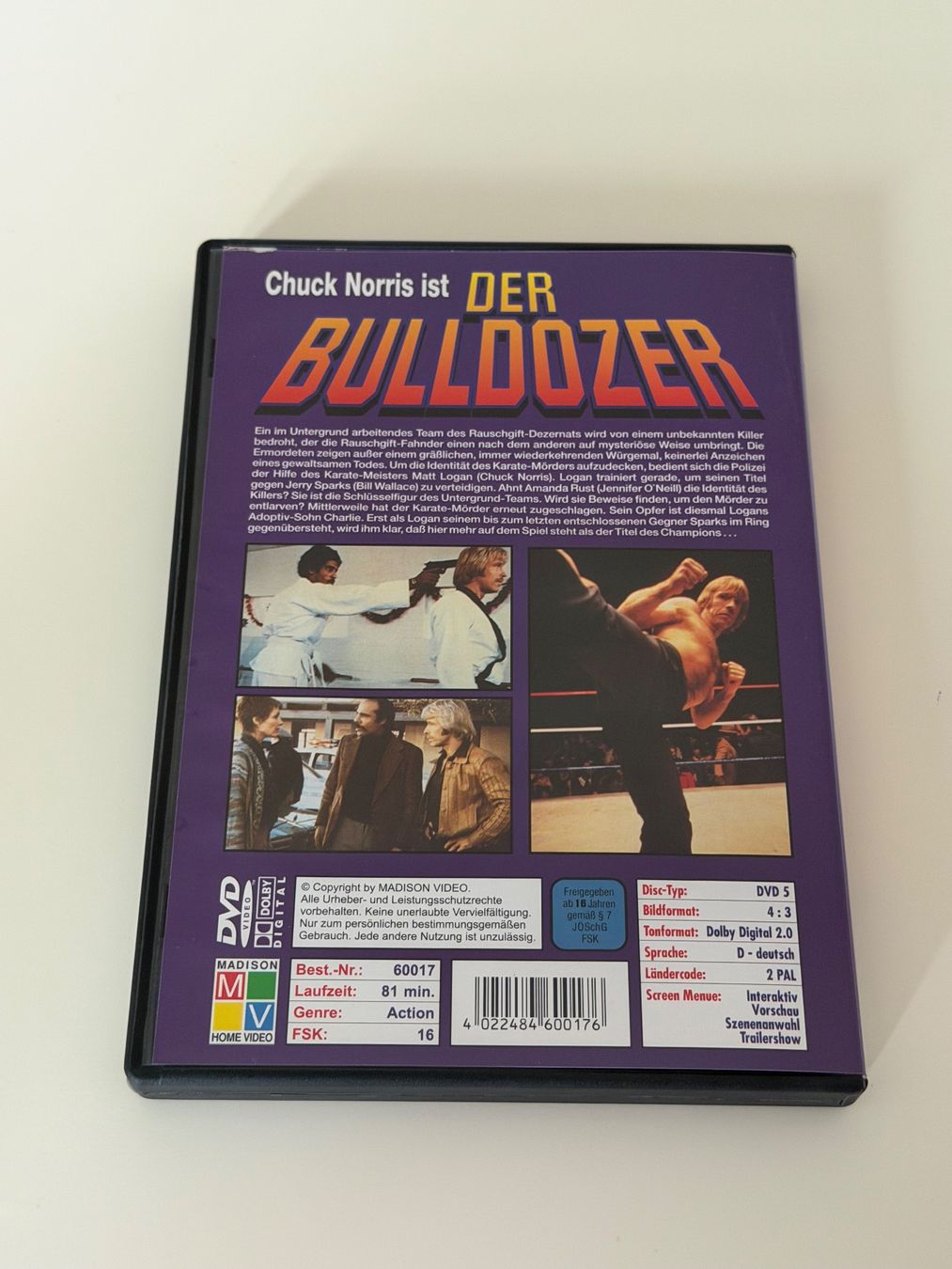 Tutti i DVDs: Chuck Norris Der Bulldozer DVD Action – Usato da Altstätten SG venduto da sheamus 1