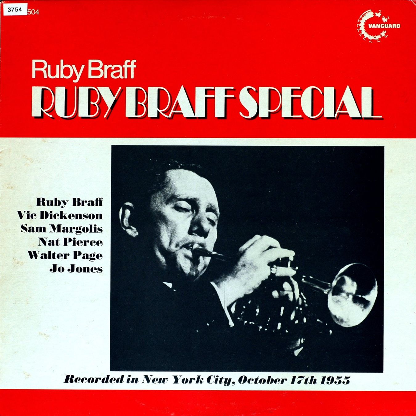 Dischi in vinile: Jazz LP: Ruby Braff "Special" (Vanguard) – Usato da Hochfelden venduto da mue_lhm9