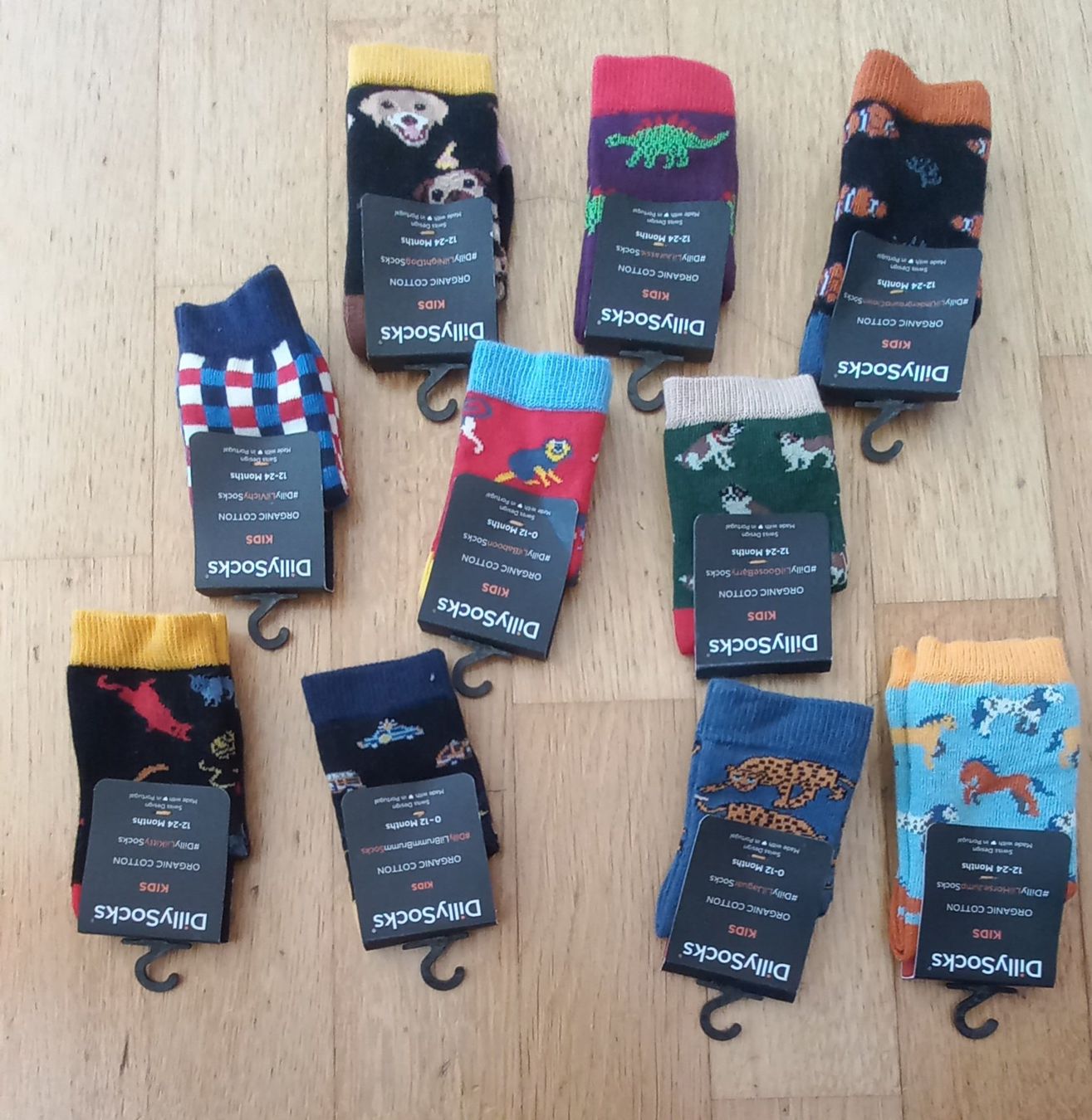 Calze per bambini: DILLY SOCKS BABYS  GR. 0 - 24 MONATE – Nuovo e nell'imballaggio originale da Thayngen venduto da andielsener