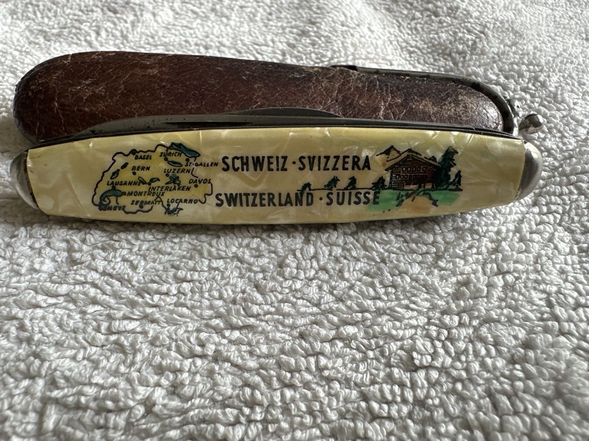 Coltelli tascabile: Altes Sackmesser mit Etui – Usato da Basel venduto da Marlise015 2