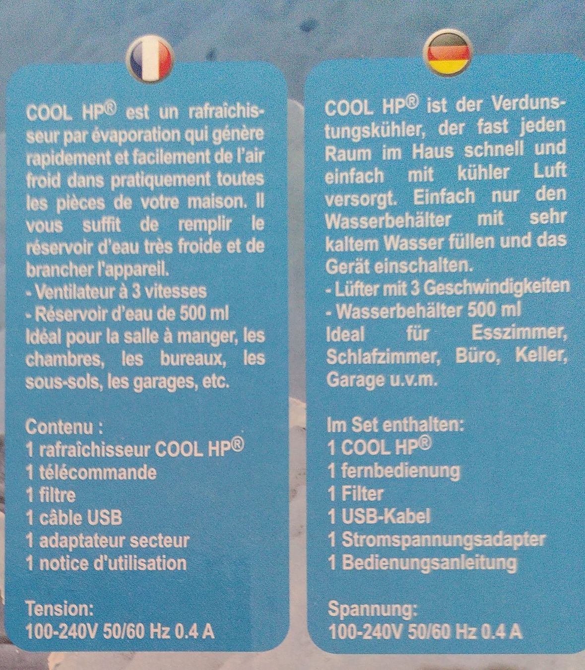 Condizionatori: CoolHP Klimagerät mit USB Anschluss – Usato da Effretikon venduto da holiday88 3