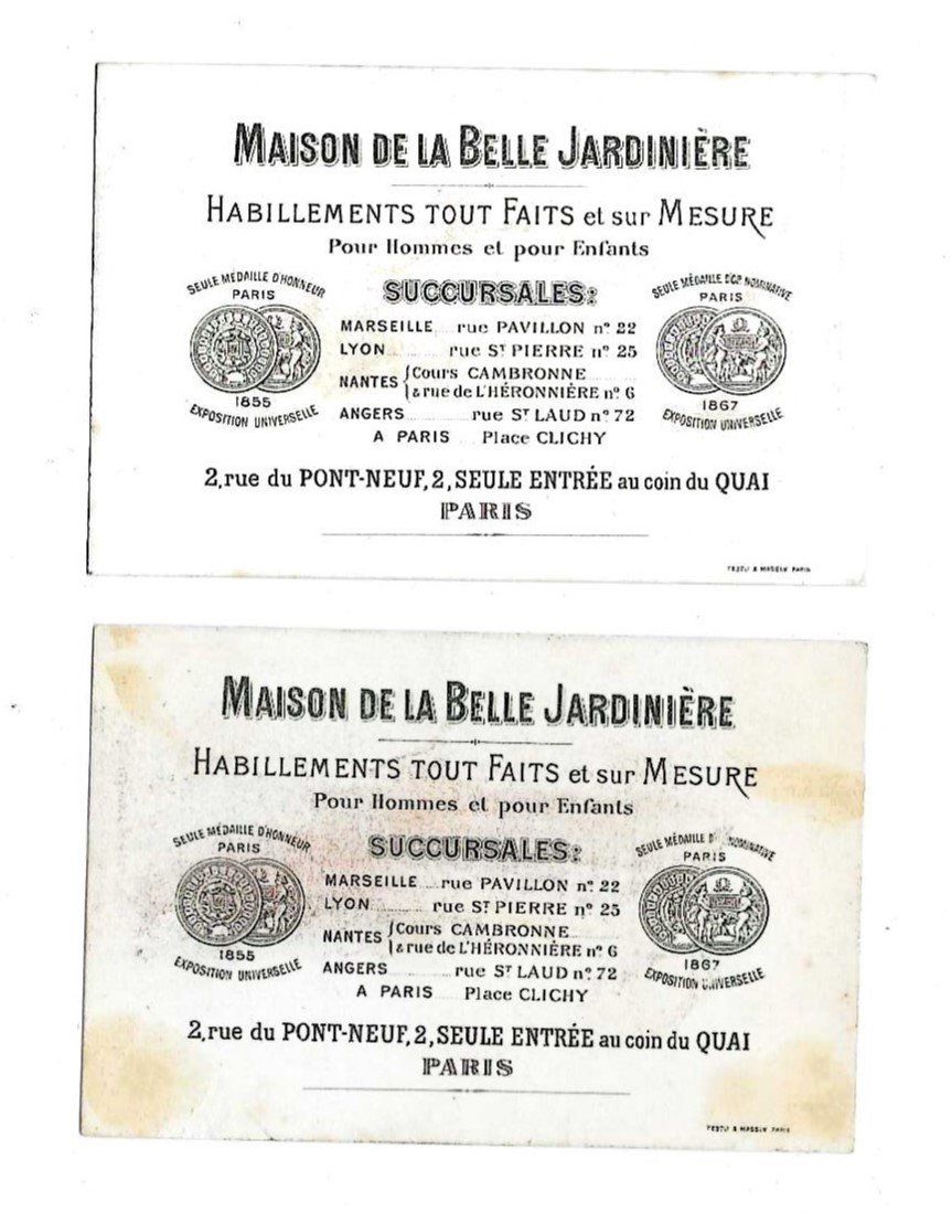 Grafica & Litografie: Cartes publicitaires - Chromo – Usato da Genève venduto da edelweiss1900 8