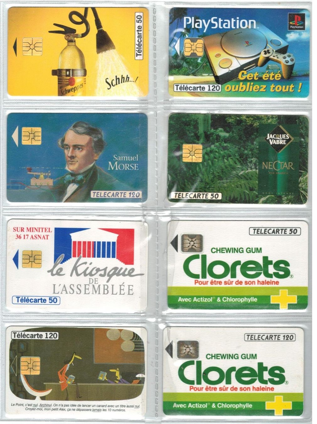 Cartes de téléphone: 8 Telefonkarten Frankreich – D'occasion à Zürich par tol_b7c7
