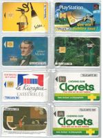 8 Telefonkarten Frankreich