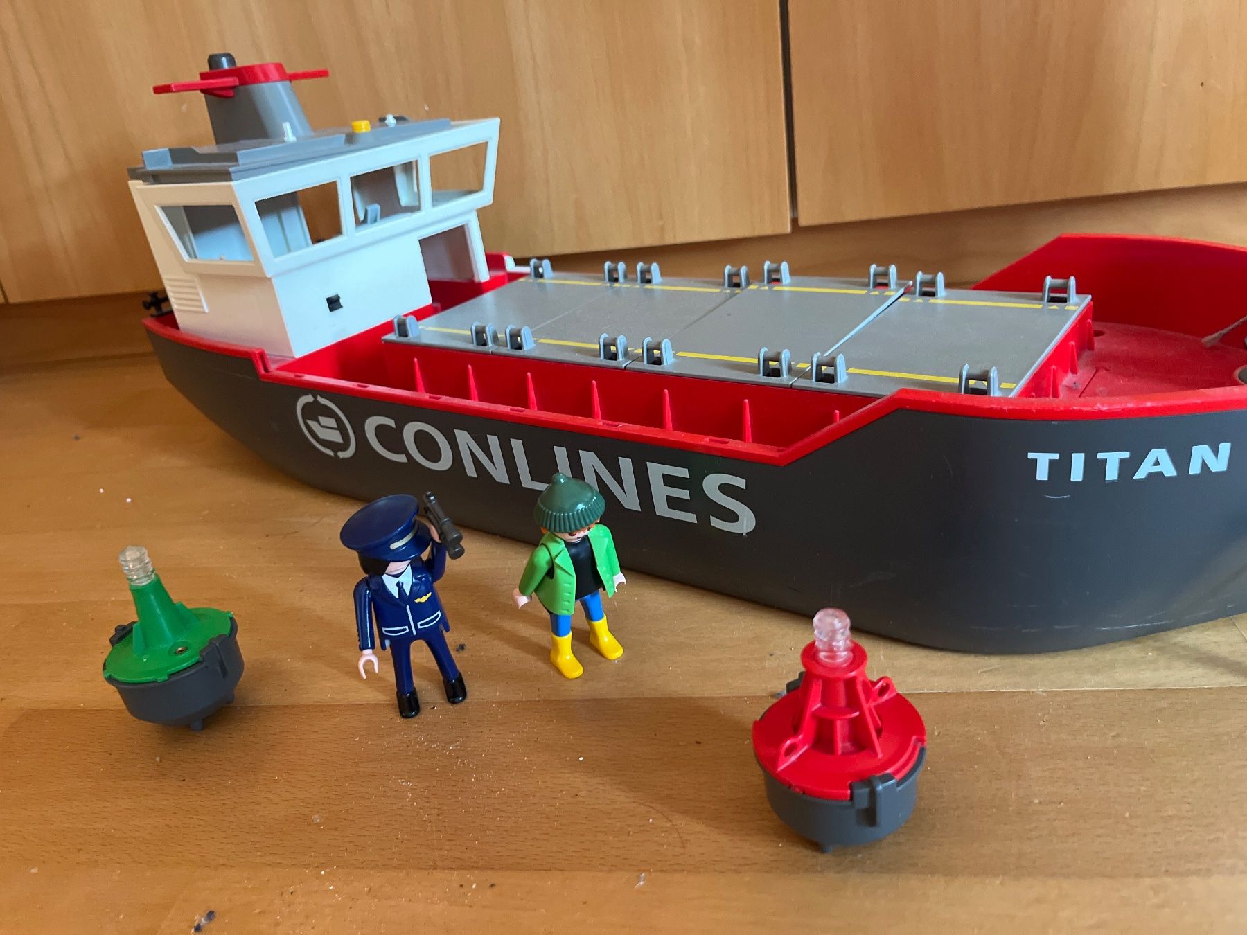 Playmobil Giocattoli: Playmobil Conlines Titan grosses Frachtschiff – Usato da Goldach venduto da SSRConzept 3
