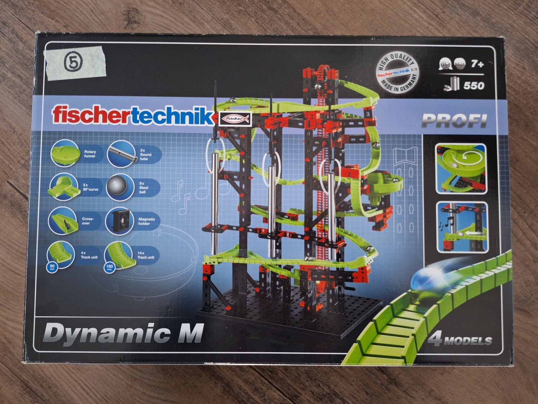 Kit di costruzioni: Fischertechnik Dynamic M, Bausatz, vollständig – Usato da Hergiswil LU venduto da gmc01