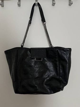 Schwarze Tasche von Zara