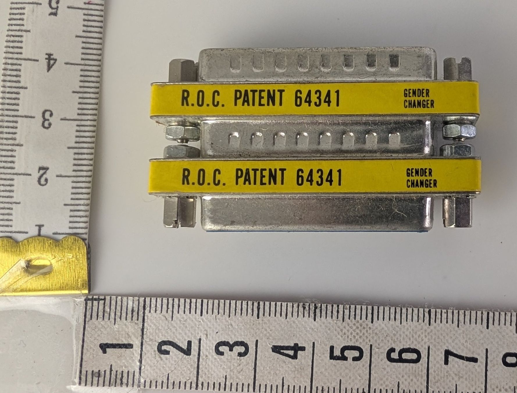 Unità & Adattatore: DB25 Gender Changer - R.O.C. Patent 64341 - Stecker – Usato da Zürich venduto da axolottchen