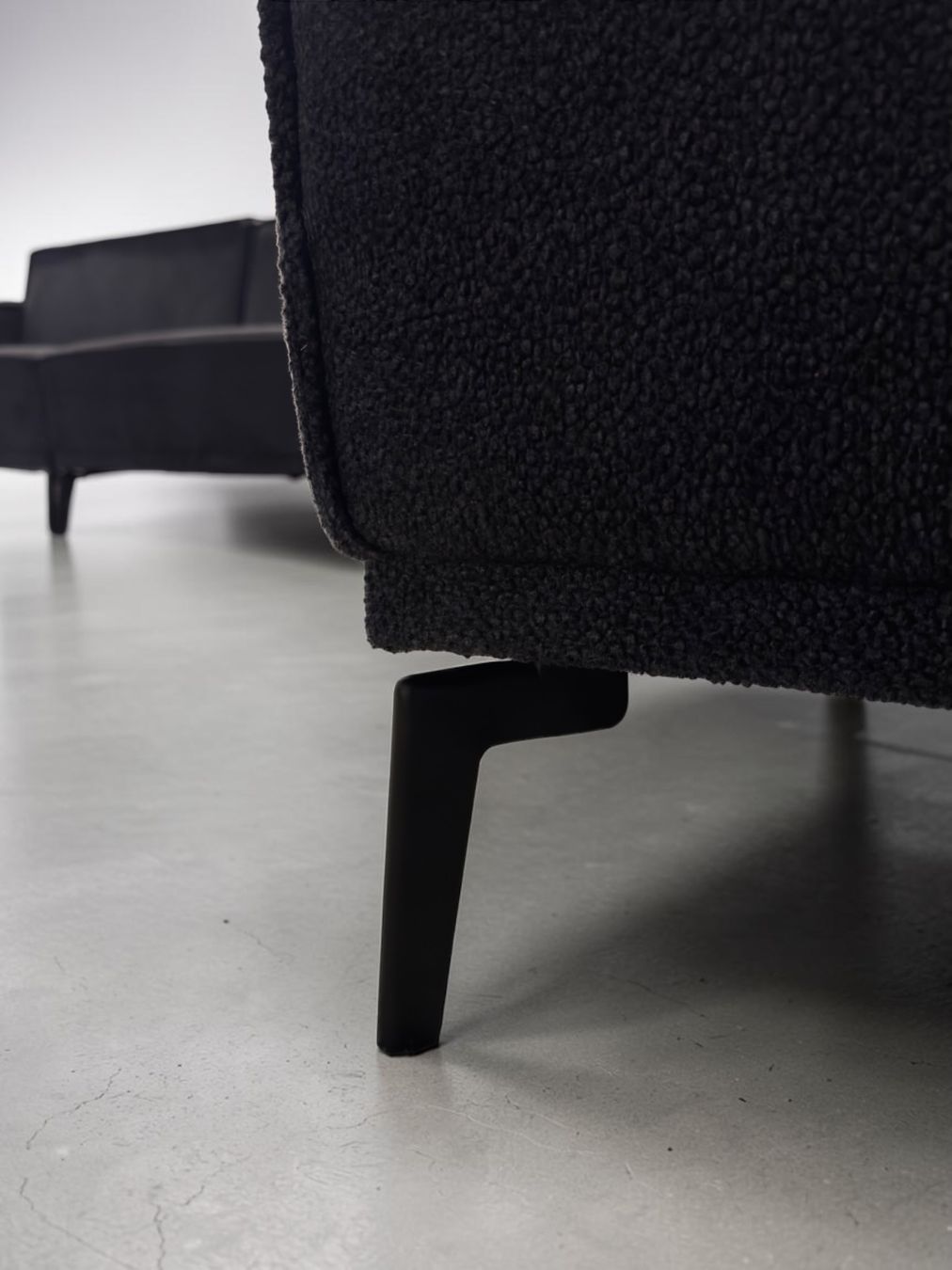 Divani: Modernes Ecksofa dunkel grau – Usato da Bachenbülach venduto da Sofalab.swiss 5