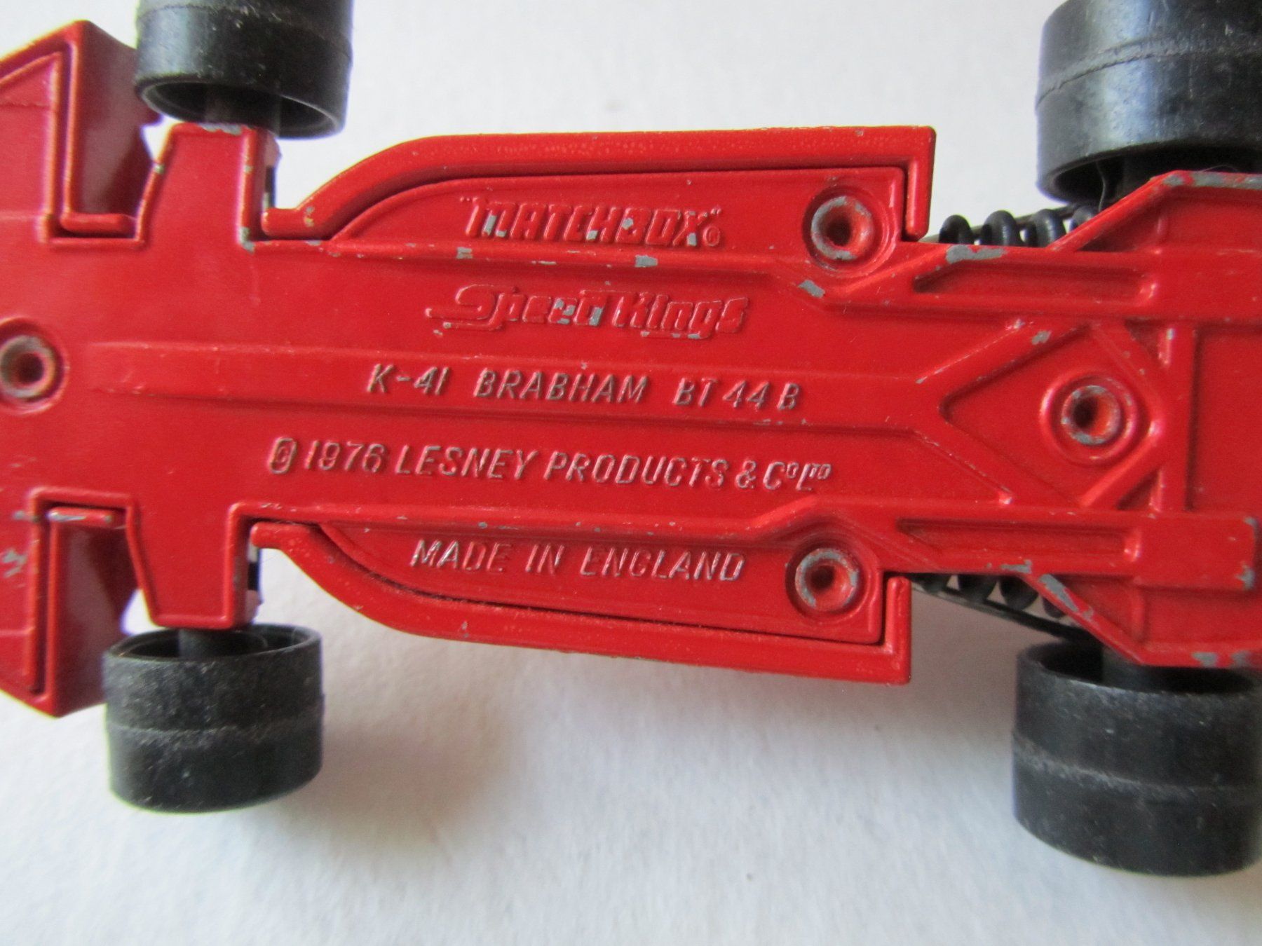 Matchbox Modellini d'auto: Brabham BT 44 B, Matchbox Speed Kings – Usato da Weiningen ZH venduto da dietsch57 5