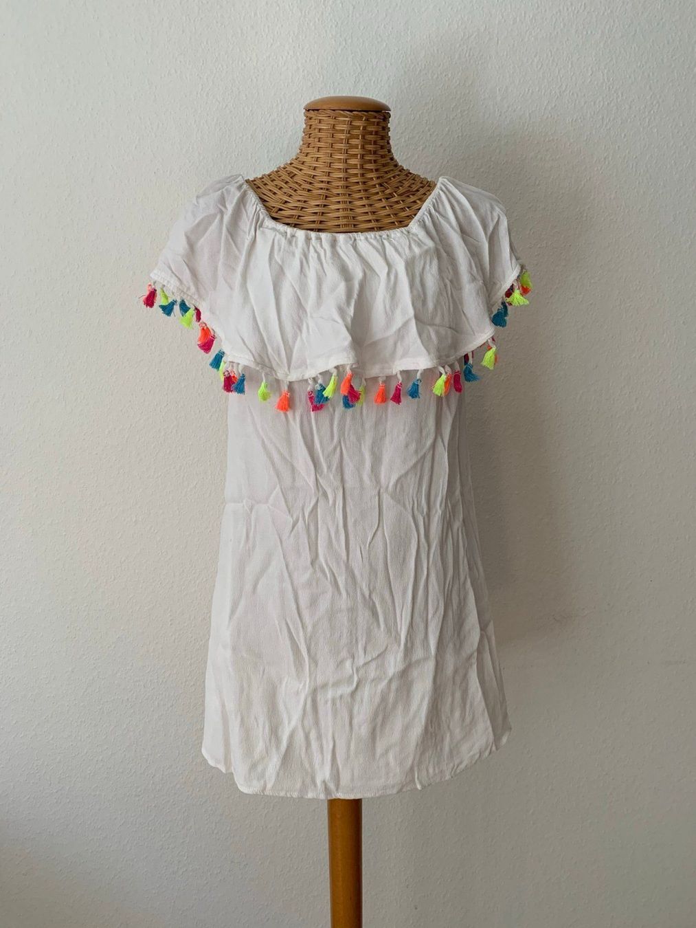 Robes: FOREVER 21 - Hippie Kleid weiss S – D'occasion à Zürich par Diazaio
