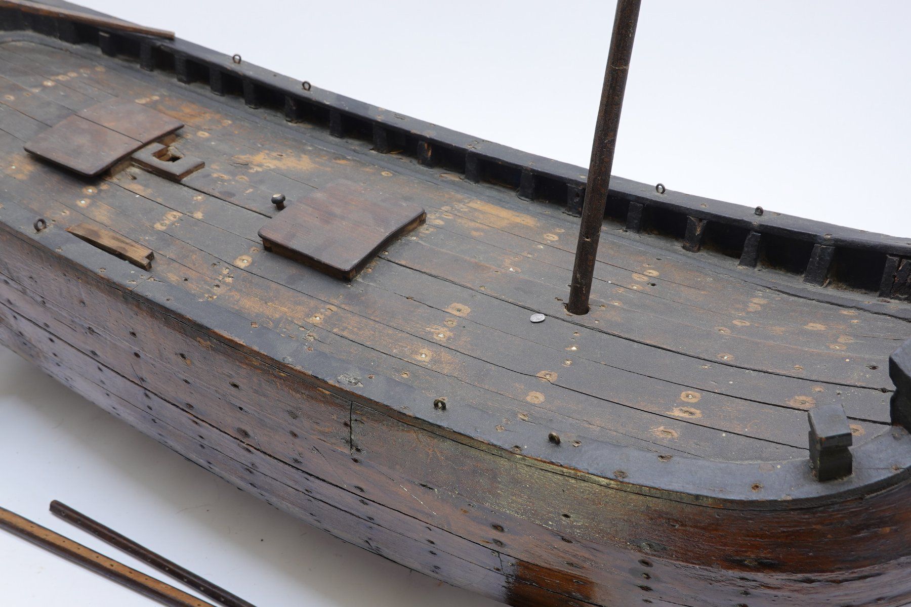 Kit di modellismo & Modellini statici: Antikes Modell Boot Schiff Wikinger? Modellboot Holz Schiff – Usato da Trin venduto da evolrof 3