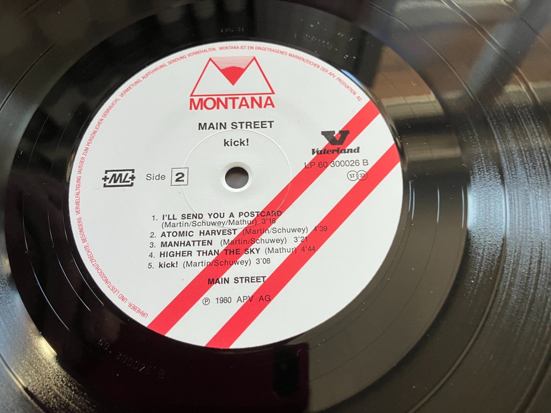 Dischi in vinile: Main Street – Usato da Aarwangen venduto da Jukebox3 7
