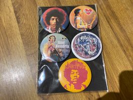 Jimi Hendrix Ansteck Badges