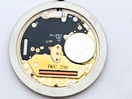 IWC Kal. 2210 / ETA 255.411 Quarz Werk mit Zifferblatt