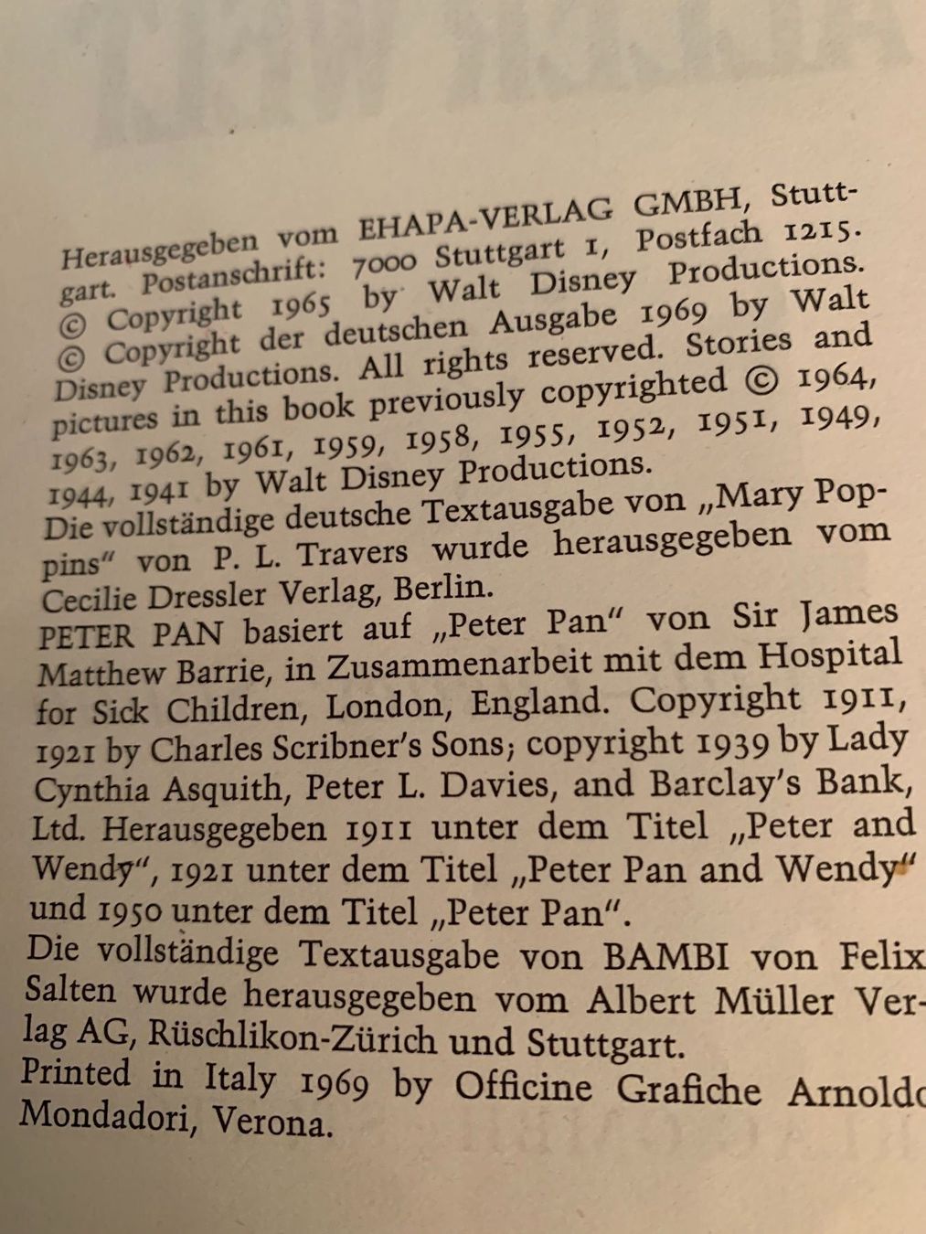Libri: Disneys Wunderbare Welt Geschichten – Usato da Regensdorf venduto da Spyke55 2
