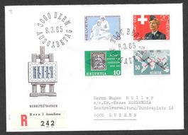 R-FDC Serie 428 - 431 Werbemarken ET Bern 8.3.1965