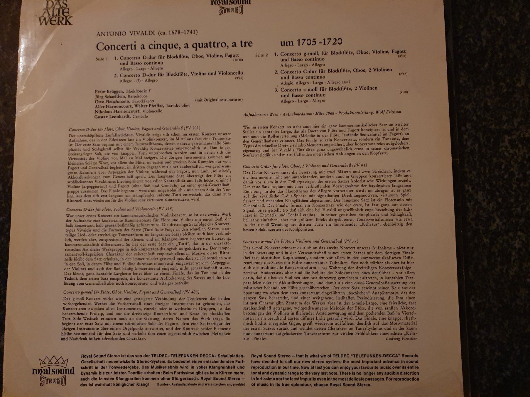 Schallplatten: Schallplatte - Vivaldi – Gebraucht aus Grandval von JeroenK 1