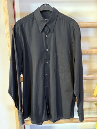 Chemise Hugo BOSS noire taille L 100% coton - excellent état