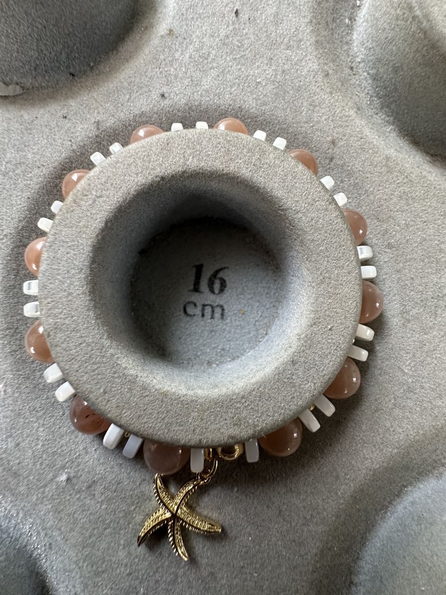 Bracciali & Braccialetti: Sonnenstein Stretch Armband mit Seestern Anhänger – Nuovo e nell'imballaggio originale da Kriens venduto da Hortensie6 2