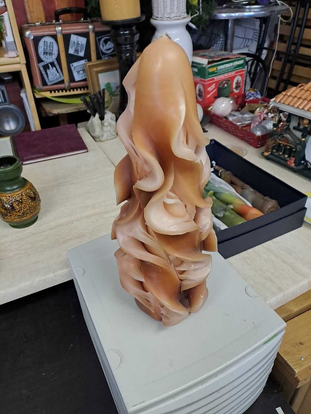 Candele: Riesenkerze fast 30cm hoch – Nuovo (secondo la descrizione) da Zürich venduto da Schoebi19