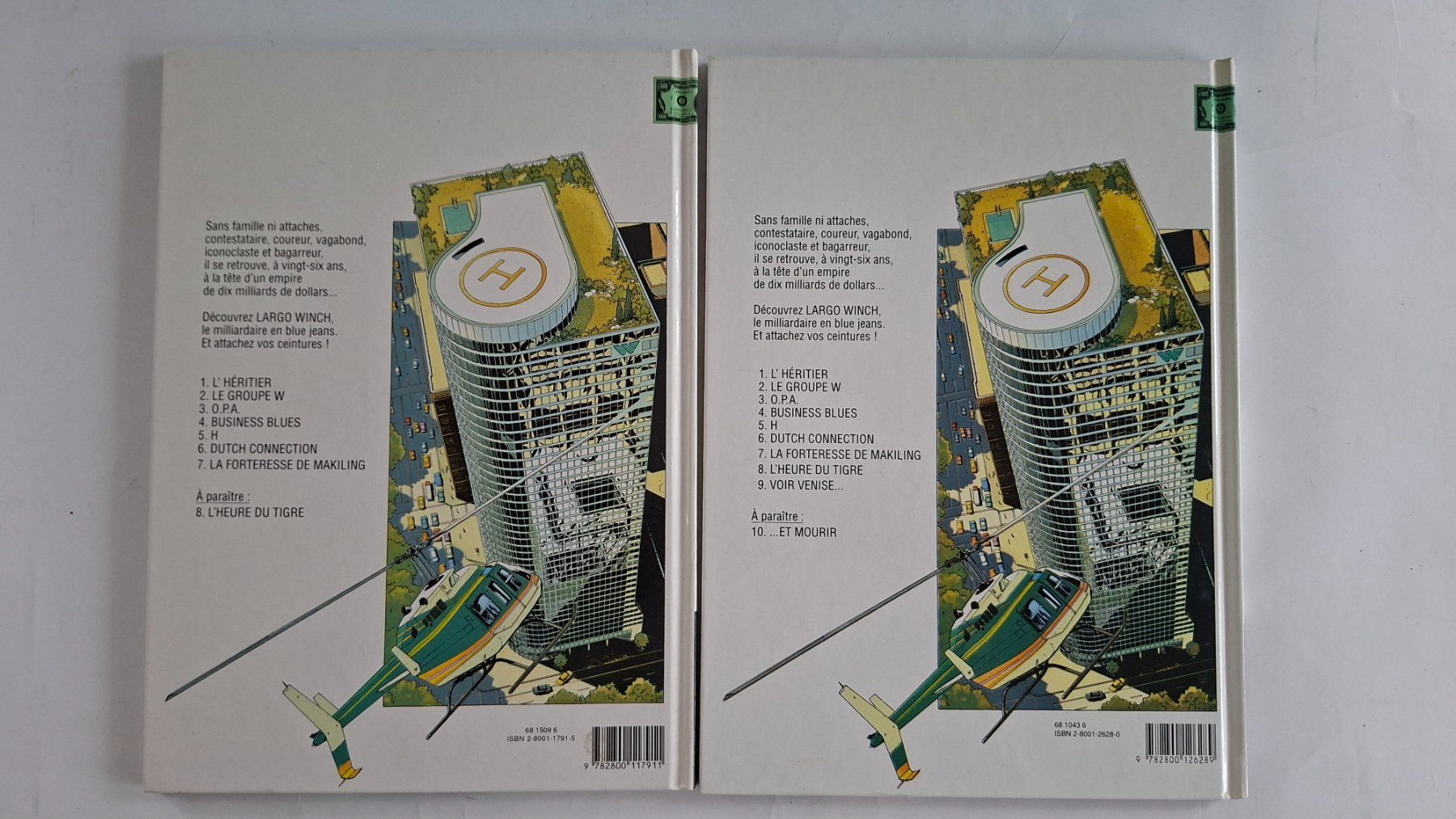 BD: Largo Winch Comic: L'Héritier + Voir Venise – D'occasion à Opfikon par Diversamente 1