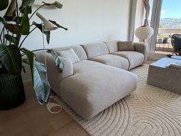 Ecksofa Beige sehr bequem