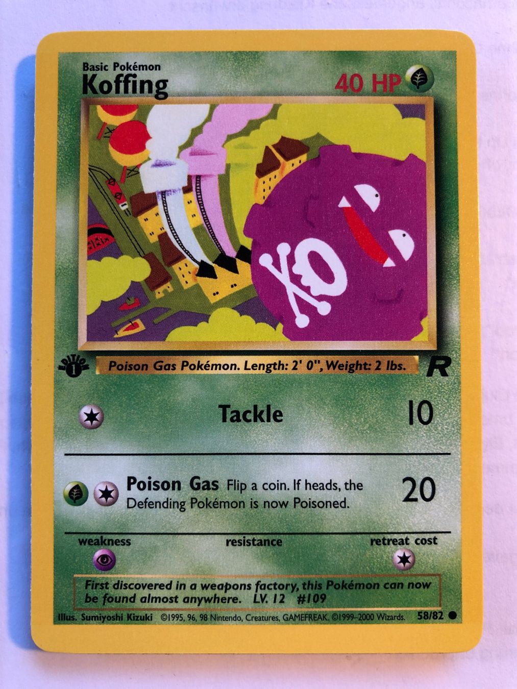 Cartes à collectionner: Koffing 1st Team Rocket - MINT - ab 1.- – D'occasion à Giubiasco par dan_pr8b